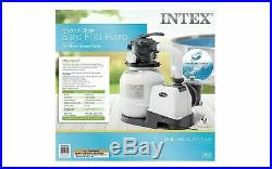 Intex Krystal Clear 3000GPH Sand Filter Pump Pool Kit 28651eg LOCAL PICKUP