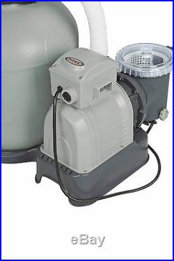 Intex Krystal Clear 3000 GPH Above Ground Pool Sand Filter Pump 28651EG