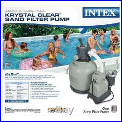 Intex Krystal Clear 3000 GPH Above Ground Pool Sand Filter Pump (Used)