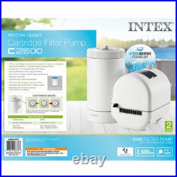 Intex Krystal Clear Above Ground Swimming Pool Cartridge Filter Pump 110/115