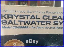 Intex Krystal Clear Pool Saltwater System Model Cg-28669
