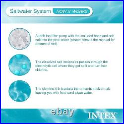 Intex Krystal Clear Saltwater Pool Chlorine System for 4,500 Above Ground Pools