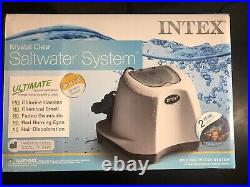 Intex Krystal Clear Saltwater System7000 Gallon Above Ground Pool #26667eg