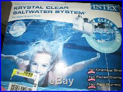 Intex Krystal Clear Saltwater System 15,000 Gallon Above Ground Pools CS8110