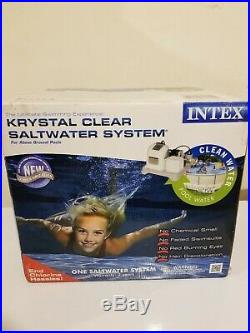 Intex Krystal Clear Saltwater System 15,000 Gallon Pool 54601EG