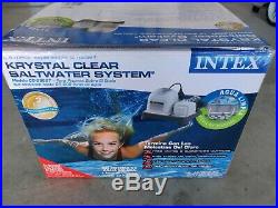 Intex Krystal Clear Saltwater System Above Ground Pool 7000 gallon CG28667