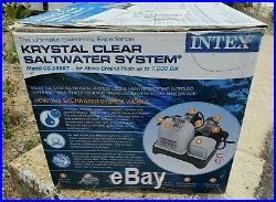 Intex Krystal Clear Saltwater System Above Ground Pool 7000 gallon ECO CG28667