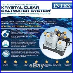 Intex Krystal Clear Saltwater System E. C. O. 7000-Gal Above Ground 110-120V GFCI