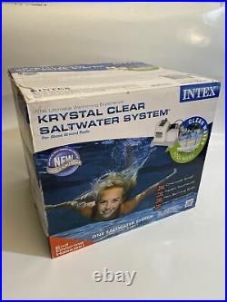 Intex Krystal Clear Saltwater System Filter for 15,000 gal Pools Model 54601EG