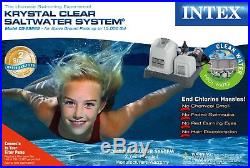 Intex Krystal Clear Saltwater System For Above-Ground Pools Up To 15,000 Gallons