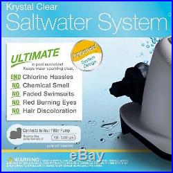 Intex Krystal Clear Saltwater System, For Pools Up To 7,000 Gallons W
