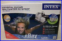 Intex Krystal Clear Saltwater System Model CG-28669 DAMAGED BOX