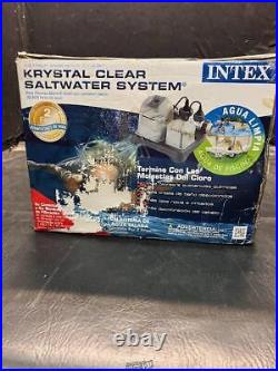 Intex Krystal Clear Saltwater System above ground pools 15,000 Gallons CS8110