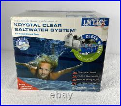 Intex Krystal Clear Saltwater System above ground pools 15,000 Gallons CS8110