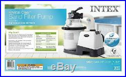 Intex Krystal Clear Sand Filter Pump Above Ground Pools 10in 110-120V with GFCI