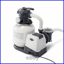Intex Krystal Clear Sand Filter Pump For Above Ground Pools, 12-Inch, 110-120V W