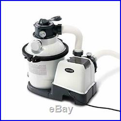 Intex Krystal Clear Sand Filter Pump for Above Ground Pools, 10-16 inch, 110-120V