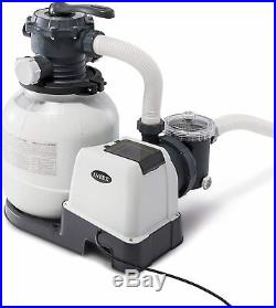 Intex Krystal Clear Sand Filter Pump for Above Ground Pools 10-16inch 110-120V