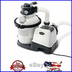Intex Krystal Clear Sand Filter Pump for Above Ground Pools, 10 inch, 110-120V