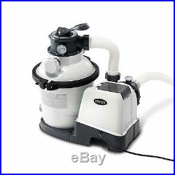Intex Krystal Clear Sand Filter Pump for Above Ground Pools, 10 inch, 110-120V