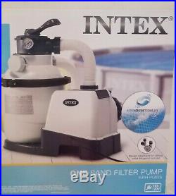 Intex Krystal Clear Sand Filter Pump for Above Ground Pools, 10-inch, 110-120V