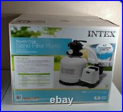 Intex Krystal Clear Sand Filter Pump for Above Ground Pools, 16-inch, 110-120V