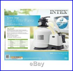 Intex Krystal Clear Sand Filter Pump for Above Ground Pools 16inch 110-120V/GFCI