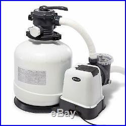 Intex Krystal Clear Sand Filter Pump for Above Ground Pools 16inch, 110-120V, GFCI