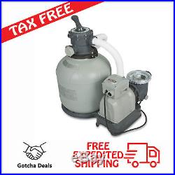 Intex Krystal Clear Sand Filter Pump for Above Ground Pools 3000 GPH Flow NEW