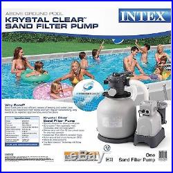 Intex Krystal Clear Sand Filter Pump for Above Ground Pools Pool 16 in. 110-120V