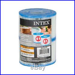 Intex PureSpa Type S1 Easy Set Pool Filter Cartridges (4 Filters) 29001E