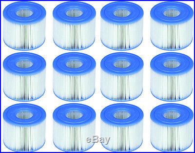 Intex PureSpa Type S1 Replacement Filter Cartridges (12 Pack) 29001E