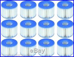 Intex PureSpa Type S1 Replacement Spa Filter Cartridges Case of 12 Model 29001E