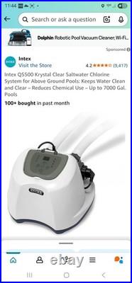 Intex QS500 Krystal Clear Saltwater Syste. Model Number 26667ES Works Great Intex QS500 Krystal Clear Saltwater Syste. Model Number 26667ES Works Great