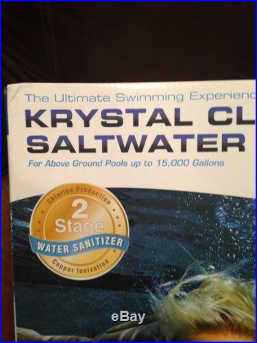 Intex The Ultimate Swimming Experience Krystal Clear Saltwater Pool System NIB