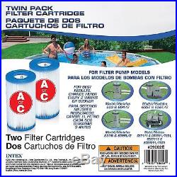 Intex Type A Or C Filter Cartridge For Pools, Pool Filter, Twin Pack FREE-SHIP