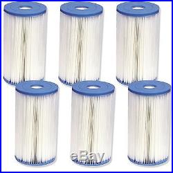 Intex Type B Filter Cartridge for Above Ground Swimming Pool Pumps 6 Pack