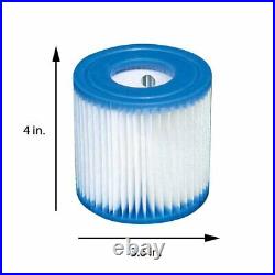 Intex Type H Easy Set Filter Cartridge Replacement for Swimming Pools (10 Pack)