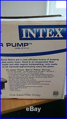 Intex swimming pool sand filter 14