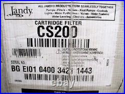 JANDY CS200 200 Square Foot Single Element Cartridge Pool Filter
