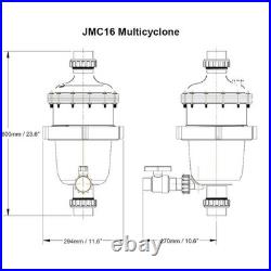 Jacuzzi JMC16 Multicyclone 1st Stage Filtration Centrifugal Pre-Filter