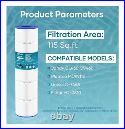Jandy CV460 Filter cartridges Replacement for CL460 PJAN115 R0554600 C-7468 F