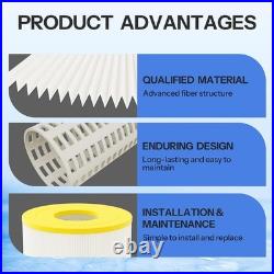 Jumvogo 145 Sq. Ft. Pool Filter Cartridge Compatible with CL580 CV580 4 PACK