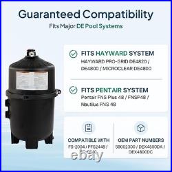 Keliku DE Pool Filter Grids for Unicel FS-2004 PFS2448 Filbur FC-9540 DE4820