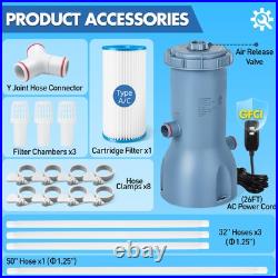 KimFilter Pro Series 1000 GPH Above Ground Pool Filter Pump, Powerful Pool Ca KimFilter Pro Series 1000 GPH Above Ground Pool Filter Pump, Powerful Pool Ca