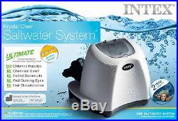 Krystal Clear Saltwater System For Above-Ground Pools Up To 7,000 Gallons Intex