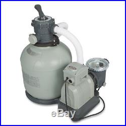 Krystal Clear Sand Filter Pump for Above Ground Pool, Works with Saltwater