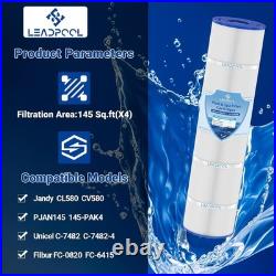 Leadpool Jandy CV580 Pool Filter Cartridge Replacement for Jandy CL580 4 PACK Leadpool Jandy CV580 Pool Filter Cartridge Replacement for Jandy CL580 4 PACK