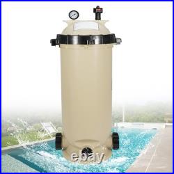 Loosoo Single Cartridge Pool Filter Pump Assembly 160316 100 Square Feet 100 GPM Loosoo Single Cartridge Pool Filter Pump Assembly 160316 100 Square Feet 100 GPM