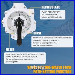 Multiport Valve 2'' 261055 For Pentair Triton & Quad Pool/Spa D. E. & Sand Filter